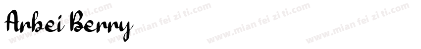 Arbei Berry字体转换
